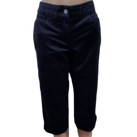 NEW Sag Harbor Navy Capris Size 6P - Picture 4 of 9